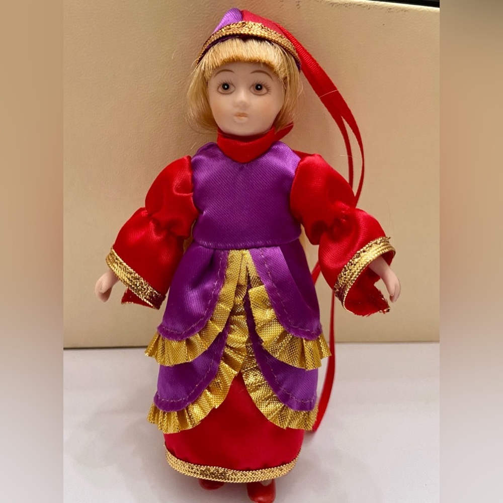 Vintage Danburry Mint-The Ladies of Fashion Dolls -Christmas Ornaments # 13